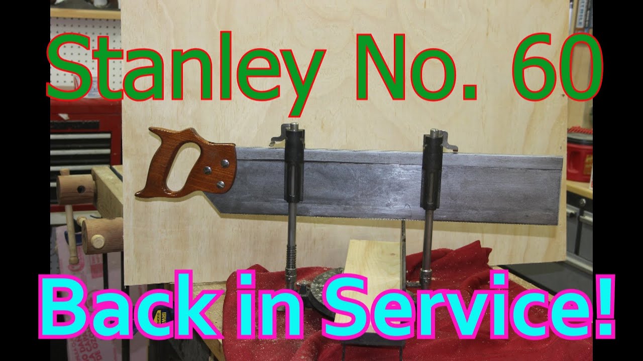 Stanley No  60 Miter Saw Restoration