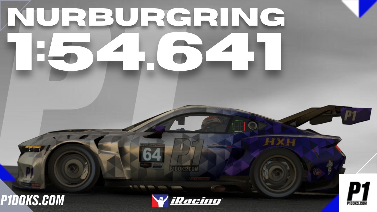 1:54.641 - Ford Mustang GT3 - Nurb GP - GT Sprint -│P1DOKS.COM 26S1 WEEK 11