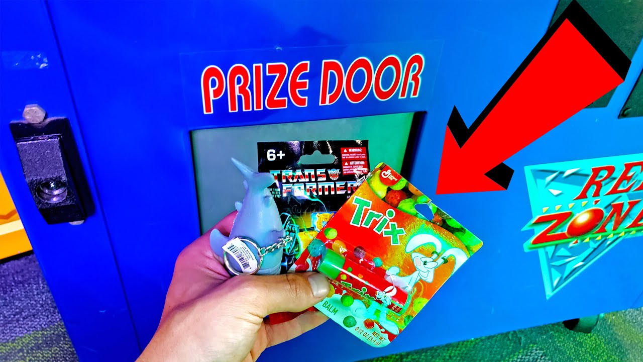 Arcade Machine Glitch = TRIPLE Prizes in ONE Play