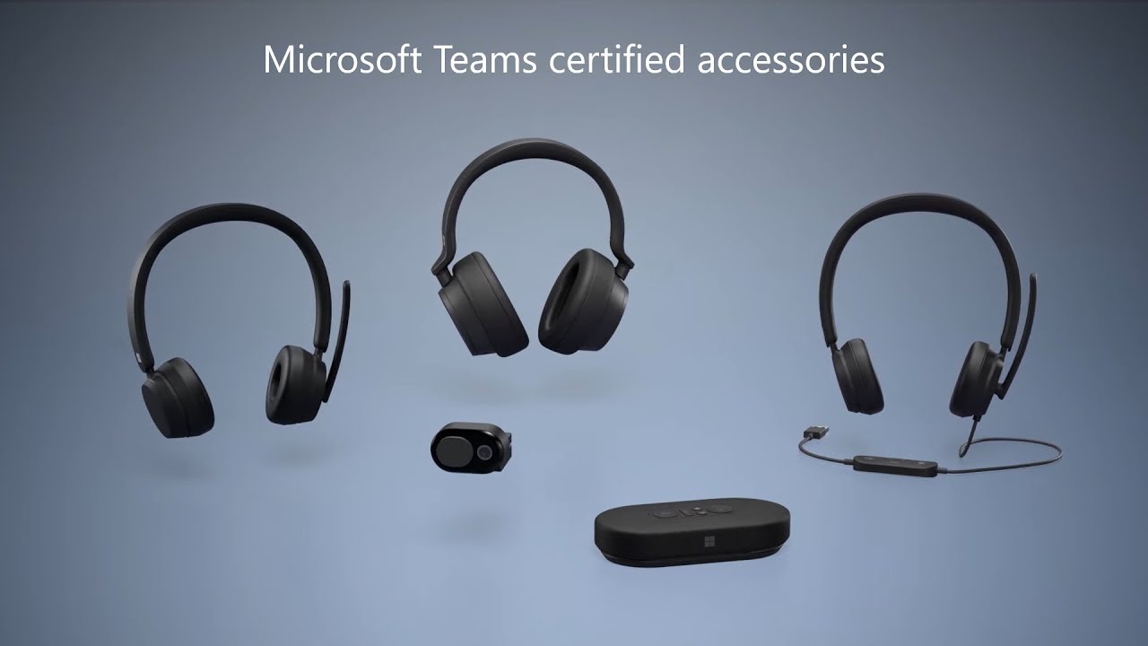 аксессуарам Microsoft Teams | Современные гарнитуры, динамик, веб-камера и наушники Surface 2+