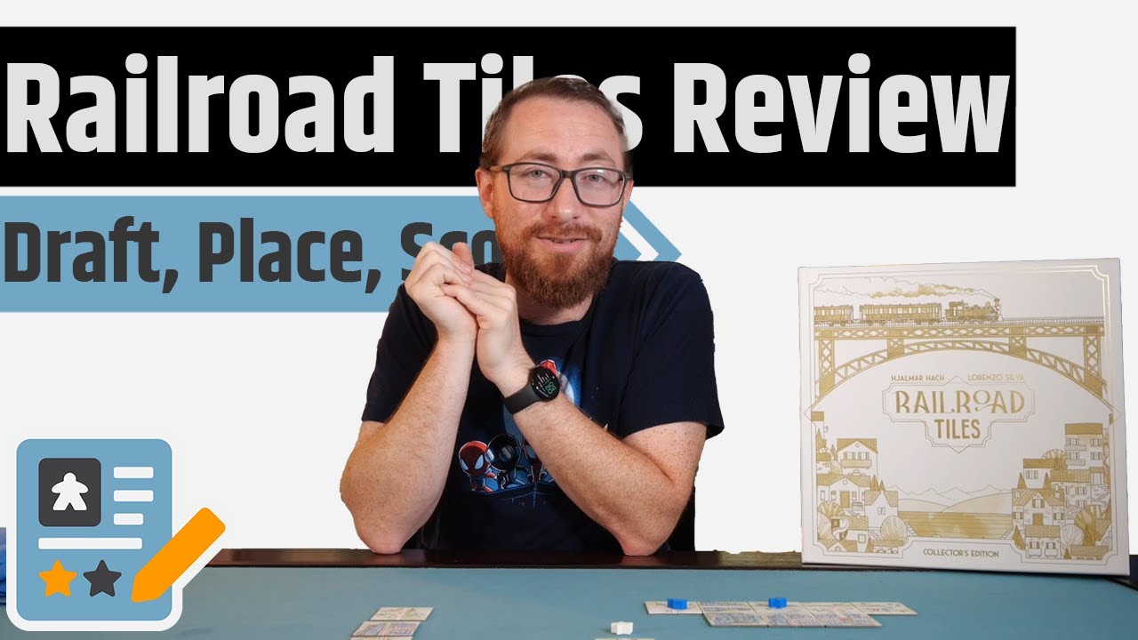 Railroad Tiles Review - A Roll And Write Without the Roll or the Write