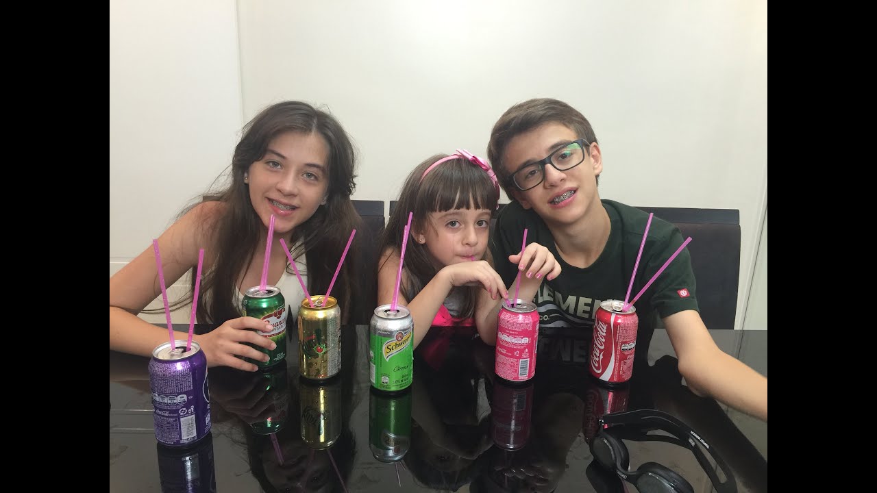 DESAFIO DO REFRIGERANTE COM RICK SANTINA E CAROL