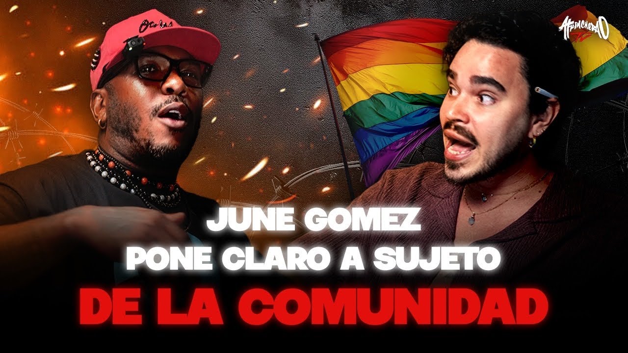 June Gomez Cara A Cara Con Sujeto Oro 24 Y Le Da Classes De Como Manejar la Comunidad