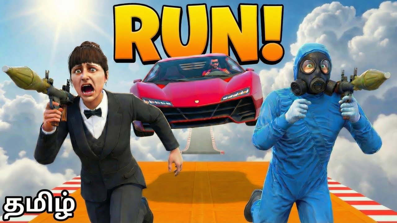 GTA 5 தமிழ்: The DEADLIEST RPG vs Bowling Cars Match!