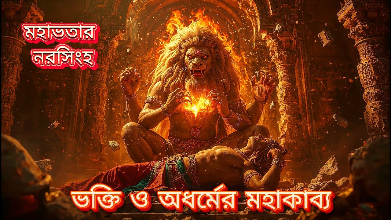 হিরণ্যকশিপুর অবসান ও প্রহ্লাদের ভক্তি | Hiranyakashipu Story | Hindu Mythology #Devadrishti