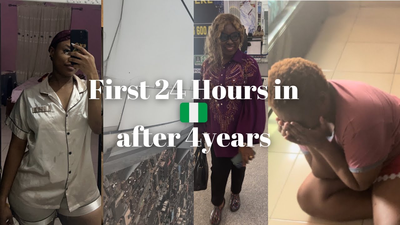 My first 24hrs in Nigeria after 4 years: Reuniting with family *Travel Vlog*