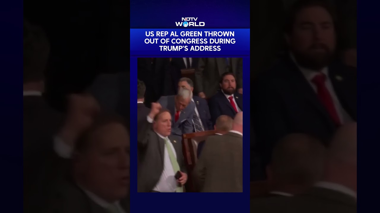 US Representative Al Green Thrown Out Of The Congress During Trump's SOTU Address