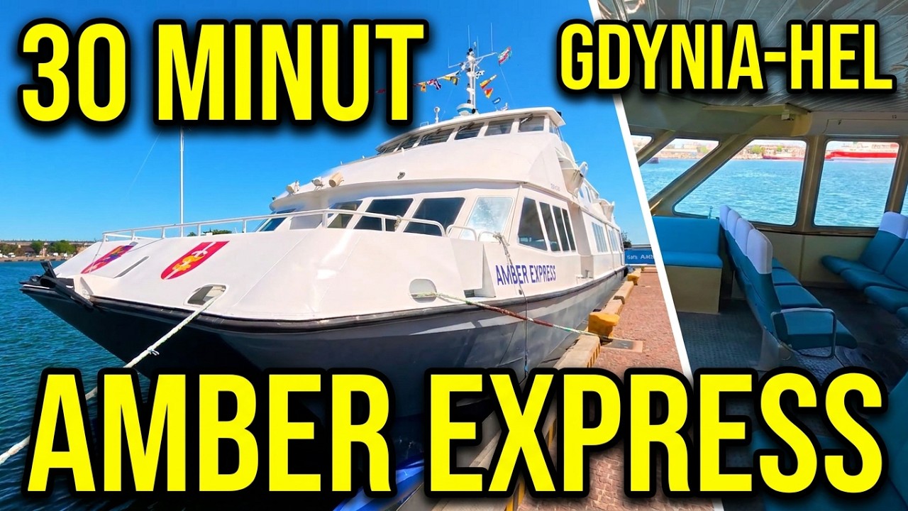 W 30 minut z Gdyni na Hel!  Nowy katamaran Amber Express ZMIENI WSZYSTKO!