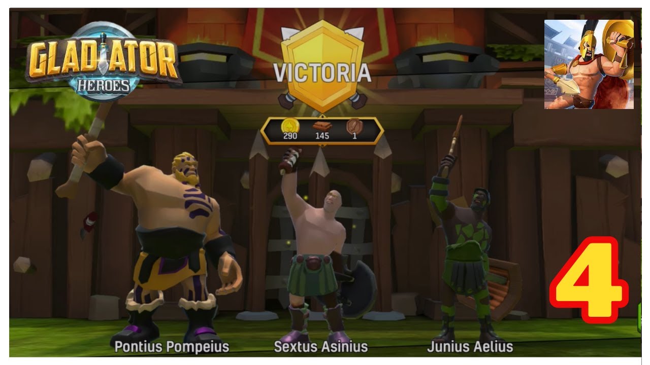 ⚔️  Gladiator Heroes: gameplay walkthrough - superamos Retos ⚔️