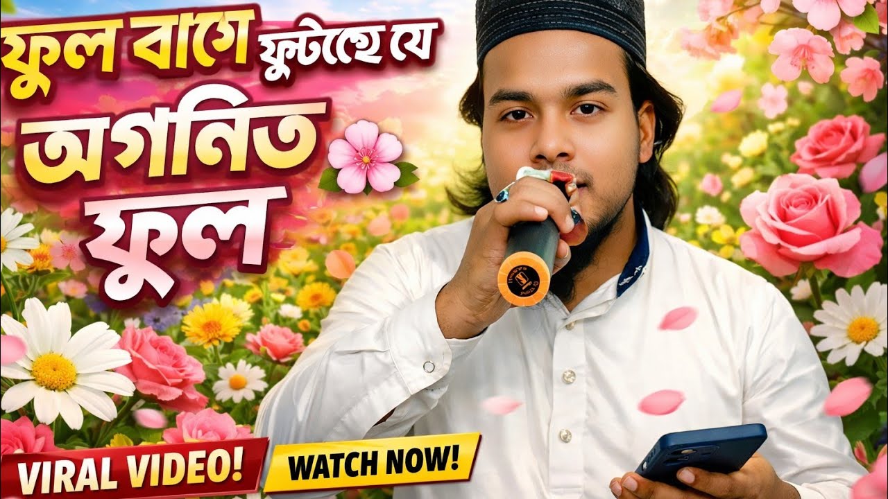 ফুল বাগে ফুটেছে যে অগণিত ফুল 🌸 | নতুন গজল ২০২৬ | হৃদয় ছুঁয়ে যাওয়া সেরা বাংলা গজল #shorts