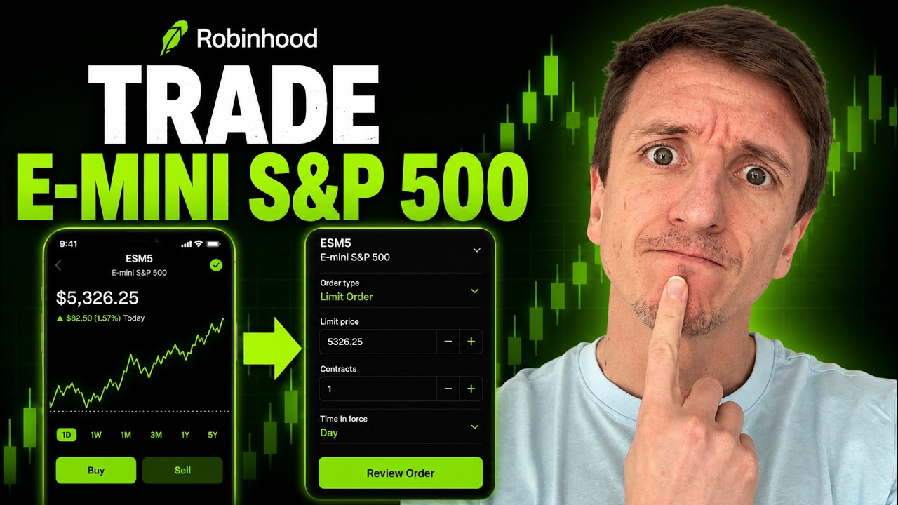 Jak włączyć i zawierać transakcje na kontraktach terminowych E-mini S&P 500 w Robinhood Legend