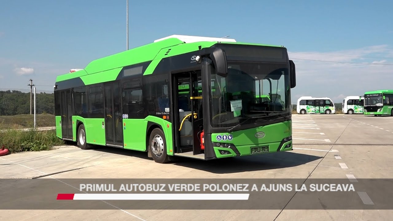Primul autobuz verde polonez a ajuns la Suceava