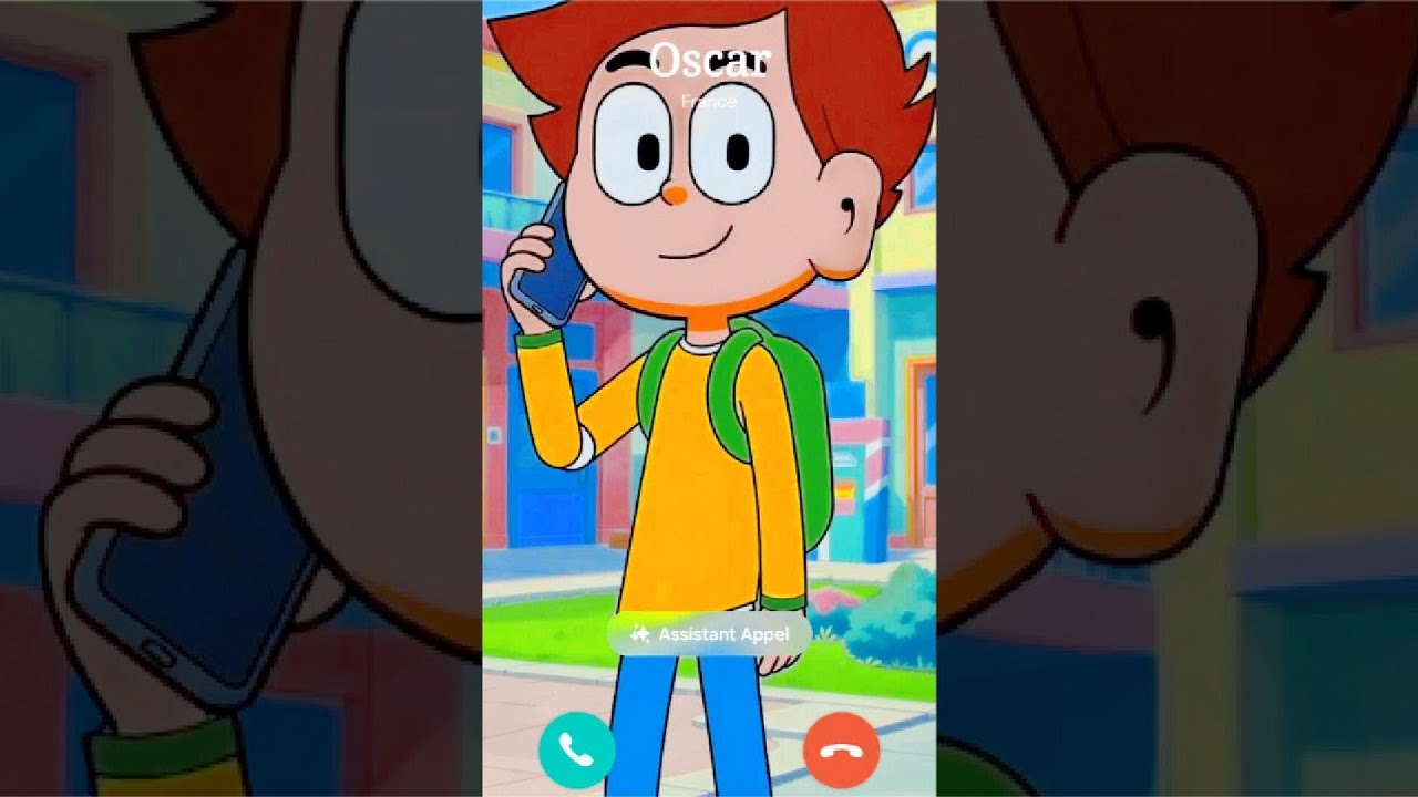 APPEL Oscar 📞 Oscar et Malika | Faux appel pour enfant 👦🧒