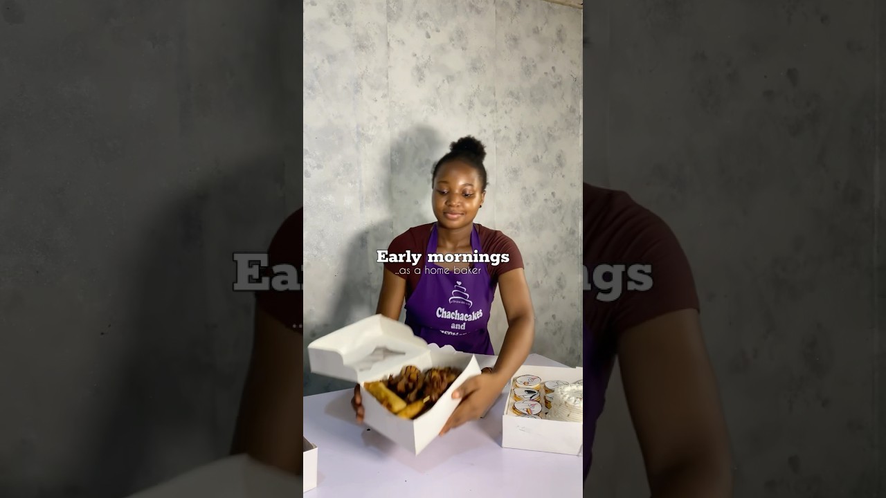 Early mornings as a home baker #homebaking #baking #explore #subscribe #homebaker