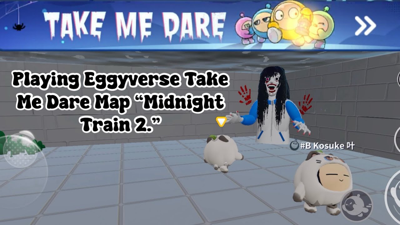Playing Eggyverse Take Me Dare Map “ Midnight Train 2.” - Eggy Party