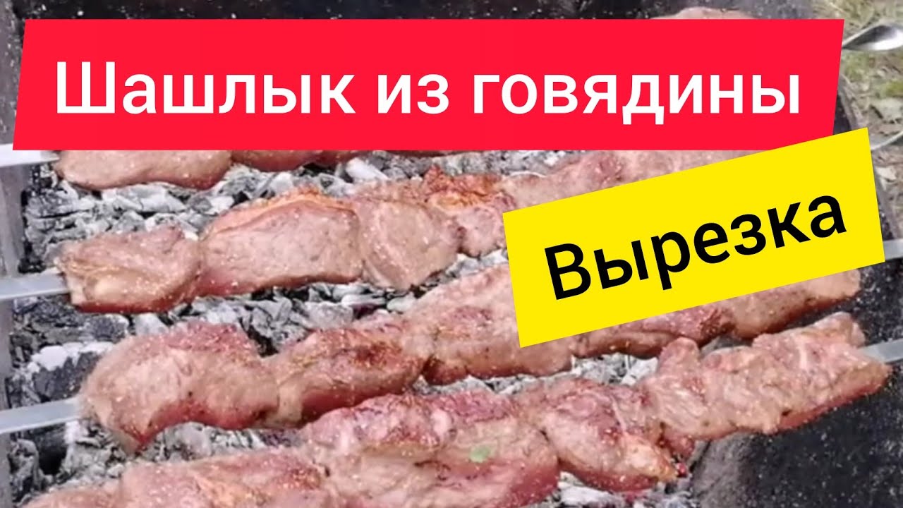 Шашлык из говяжьей вырезки. Как не испортить мясо?