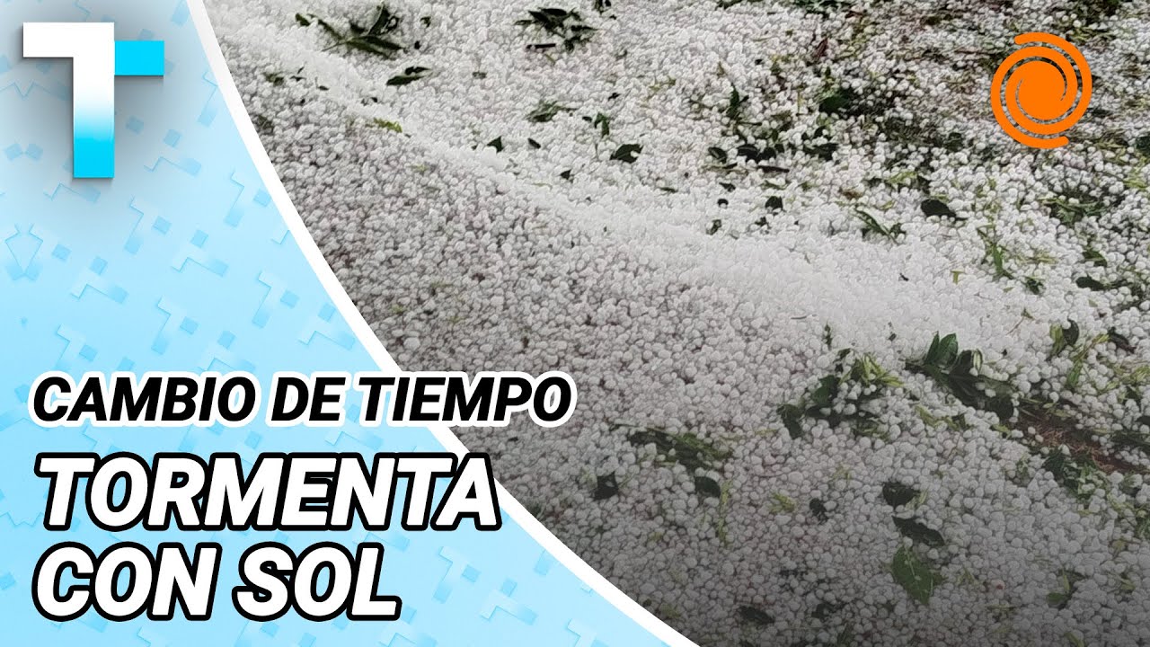 Videos de la TORMENTA con granizo y ventarrón en Córdoba después del calor insoportable