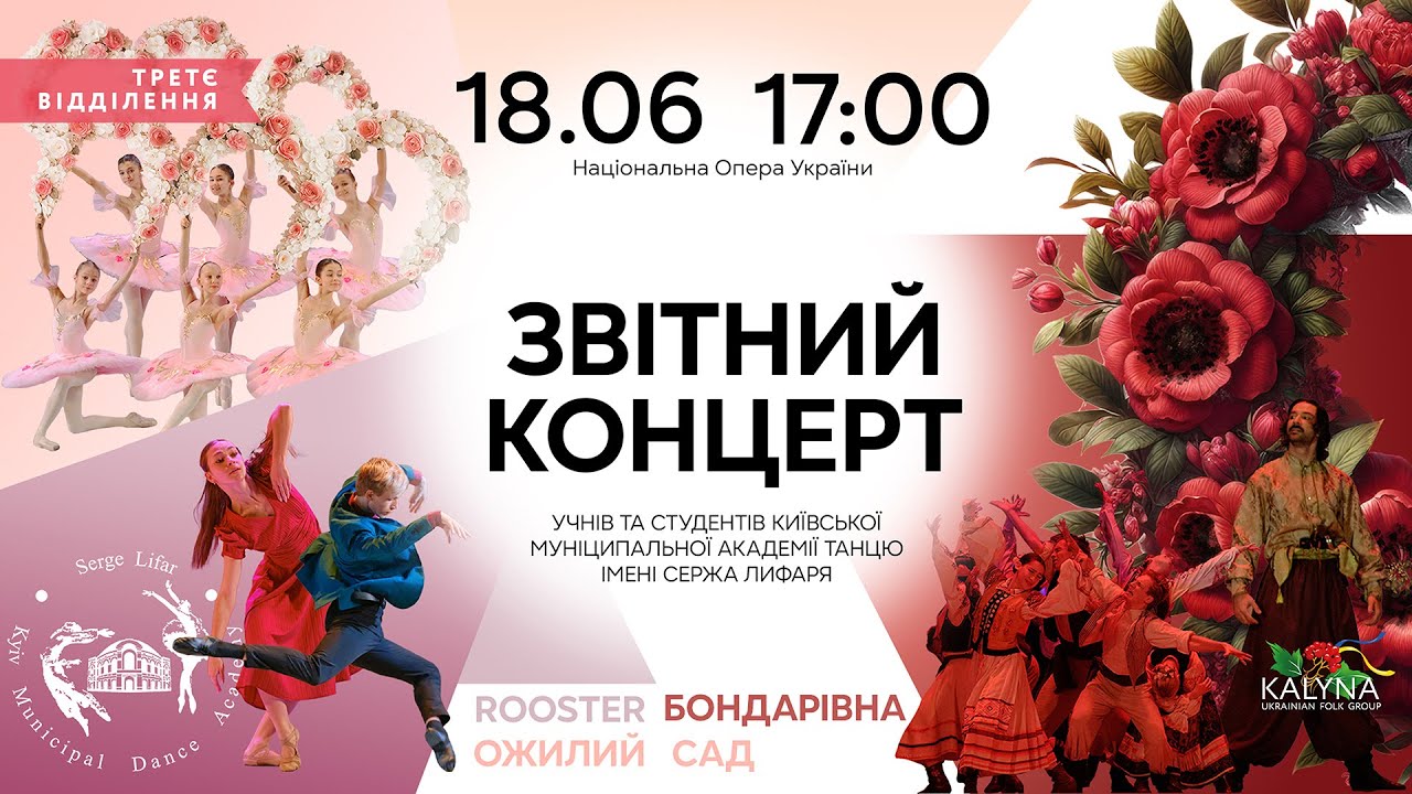 Звітний концерт учнів та студентів КМАТ імені Сержа Лифаря 18.06.2025 року в НОУ (III відділення).