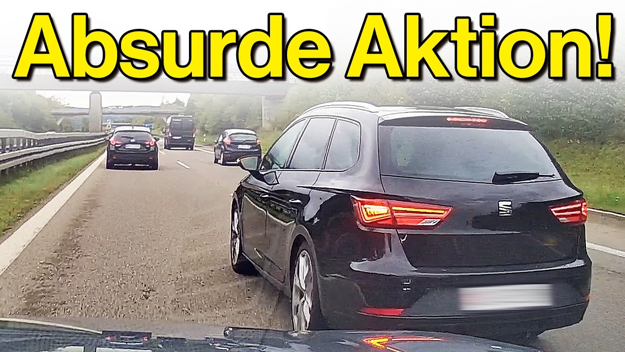 Vor Polizei über Rot, Close-Call bei 240km/h und Road-Rage | Dashcam Deutschland #180 | #germany