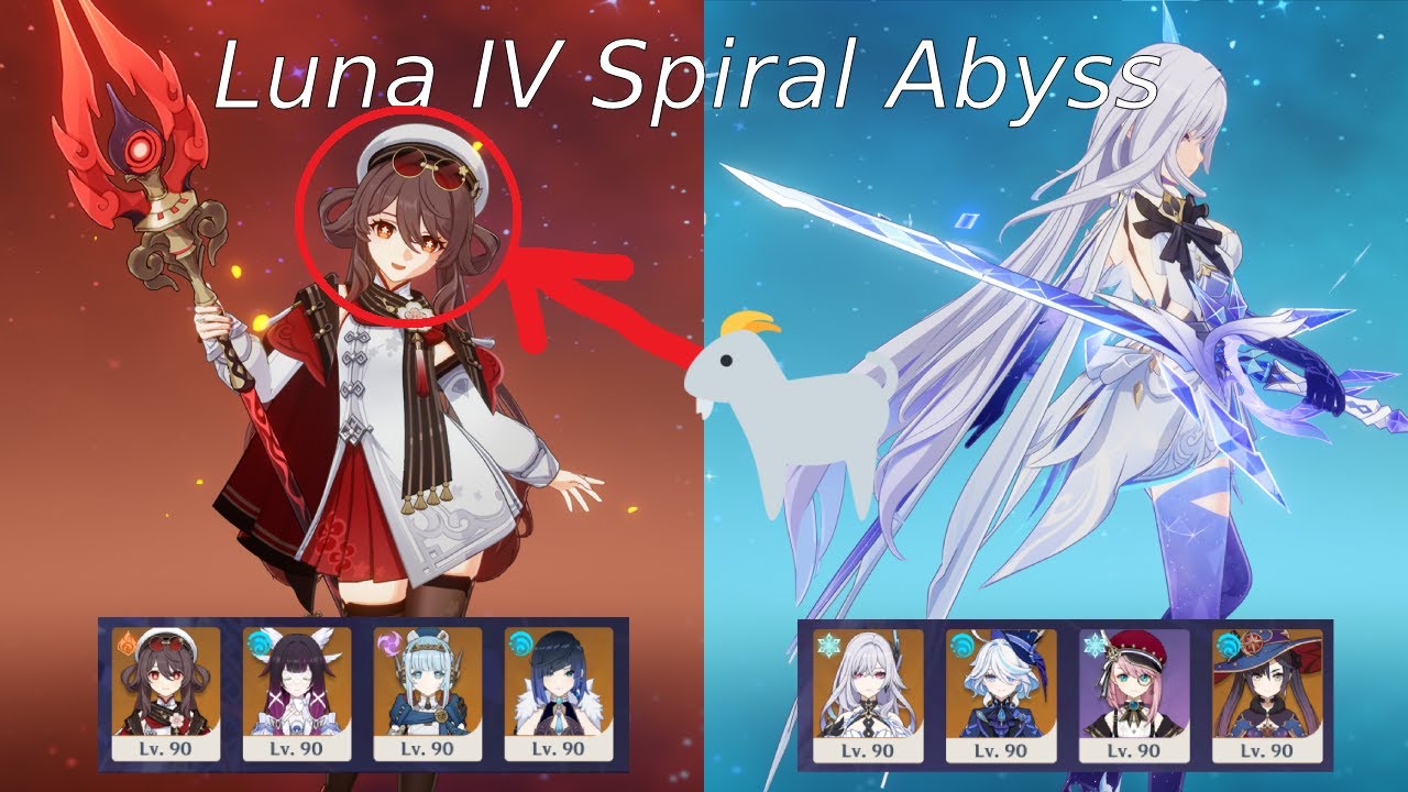 HU TAO T0??? - Luna IV/6.3 NEW Spiral Abyss Clear | Genshin Impact