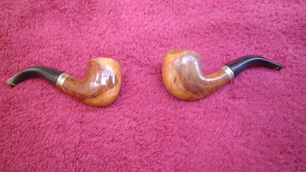 Making a wooden smoking pipe step by step