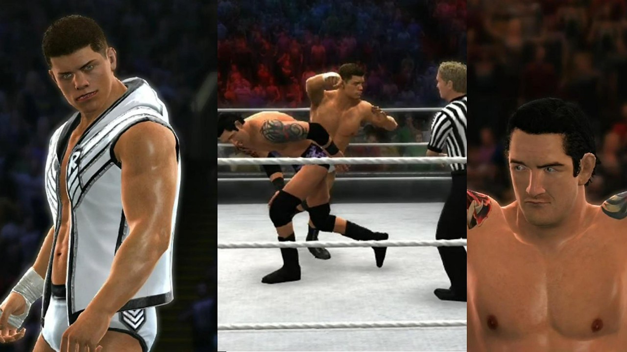 [Superstars Main Event] Wade Barrett and Cody Rhodes starts off the match with a BANG (WWE 13)