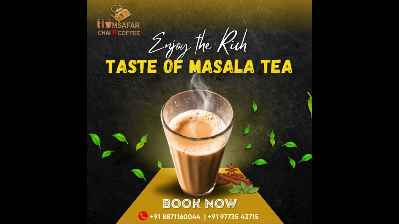 🌟 Discover the Rich Taste of Humsafar Chai's Masala Tea! 🌟