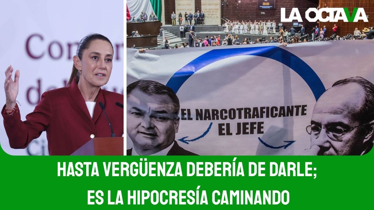 SHEINBAUM TUNDE el CINISMO de FELIPE CALDERÓN al HABLAR de NARCOGOBIERNO