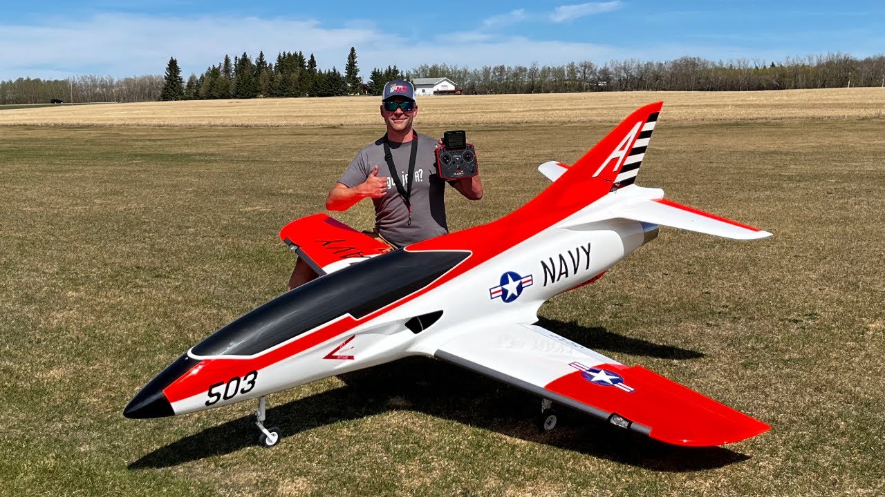 The Stunning Elite Aerosports BDX RC JET - High Vis Maiden Flight!