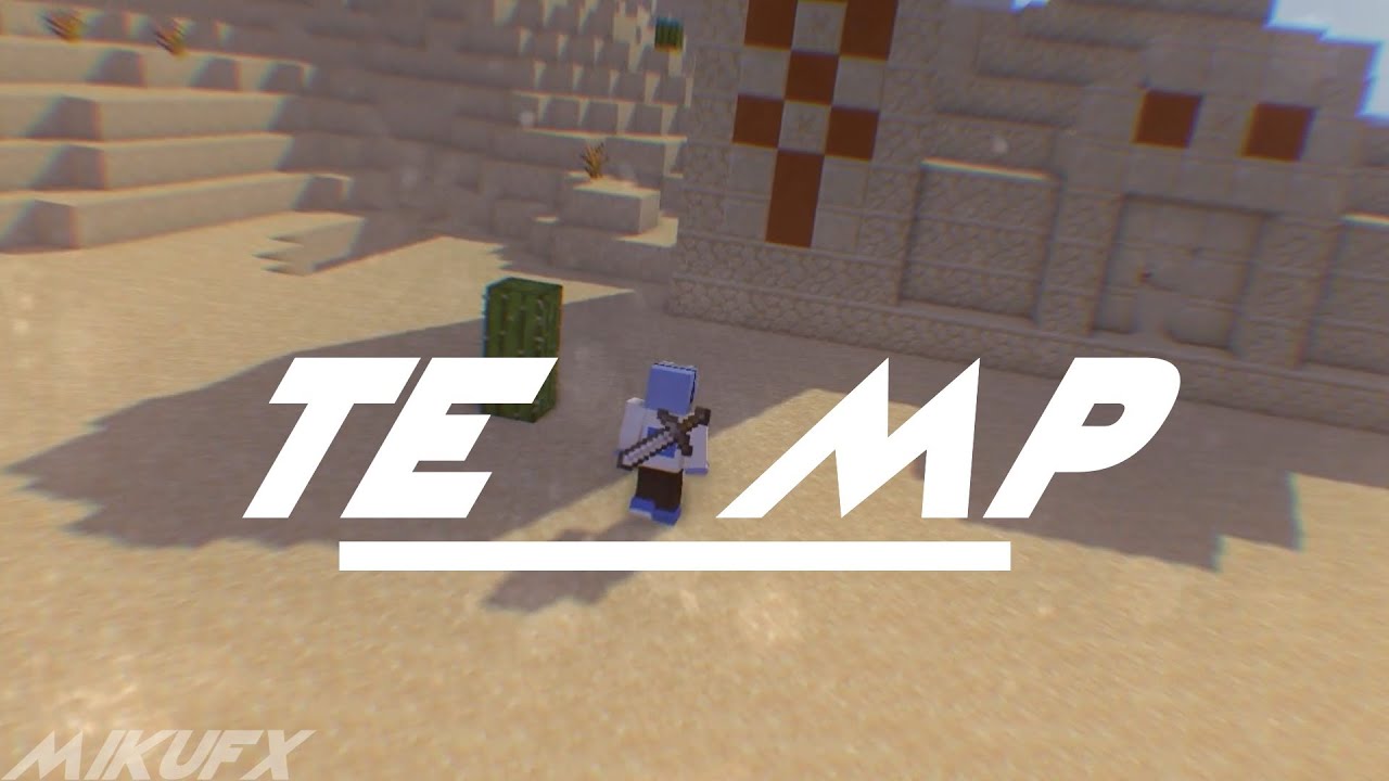 Mine imator and AviUtl intro template (I'm back!!)