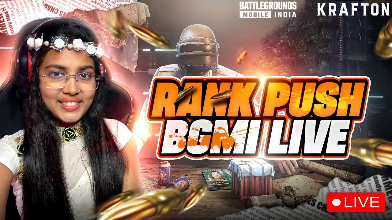 BGMI LIVE TAMIL |  RANK PUSH WITH Annora | TAMIL Girl Gamer Gameplay Live
