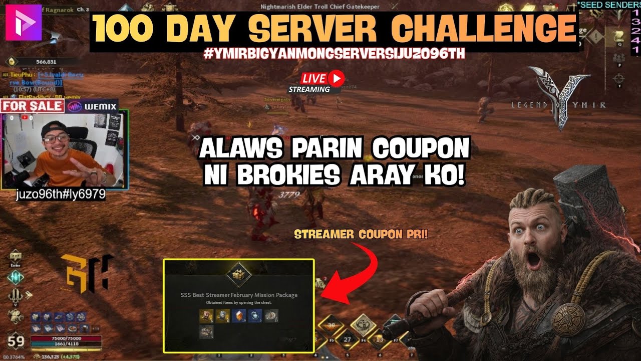 DAY 05/100 UNTIL LEGEND OF YMIR WILL GIVE ME A SERVER!