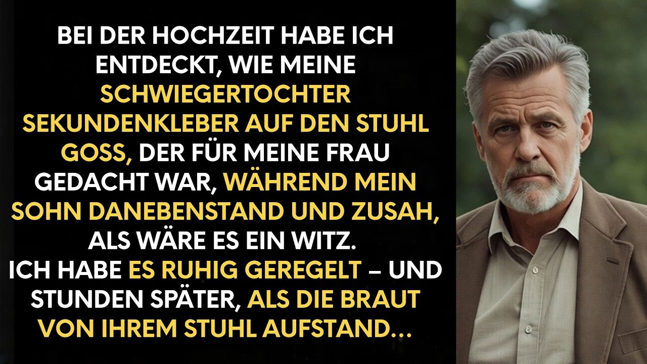 Meine Schwiegertochter schmierte Kleber auf den Stuhl meiner Frau – doch ihr Plan ging schief