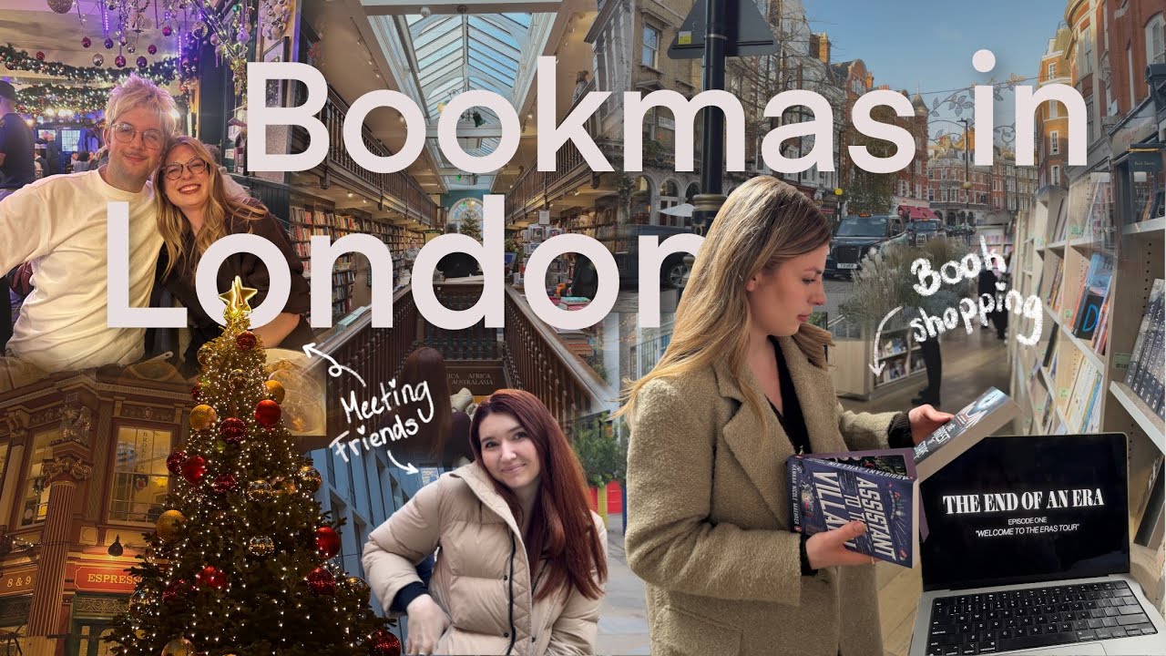 Лондон на Рождество: видеоблог 🎄🇬🇧 | Книжный праздник, день 6
