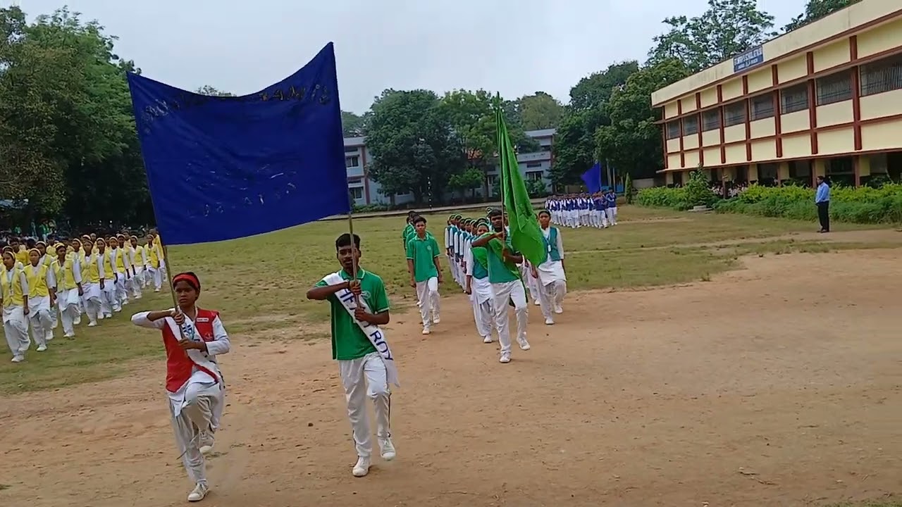 26 January March past  by the students 