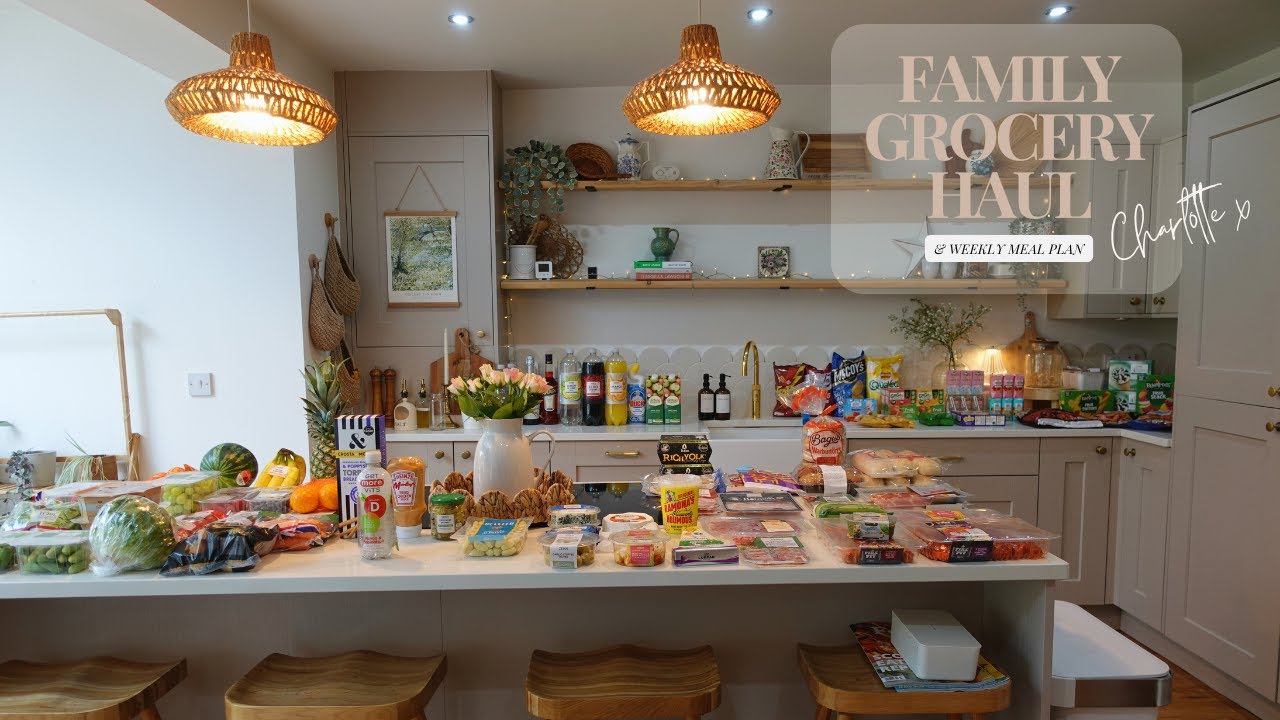 GROCERY HAUL & MEAL PLAN FOR A FAMILY OF FIVE | JULY 2025
