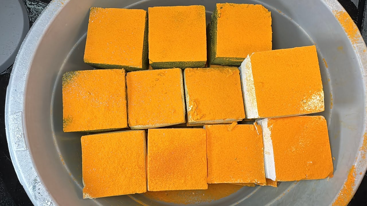 Gymchalk Blocks Covered Holipowder ! Oddly Satisfying
