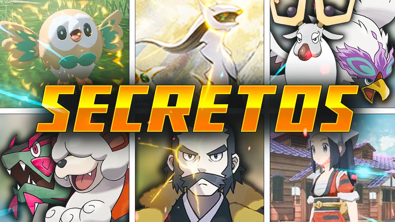 21 SECRETOS y CURIOSIDADES INCREÍBLES de LEYENDAS POKÉMON ARCEUS