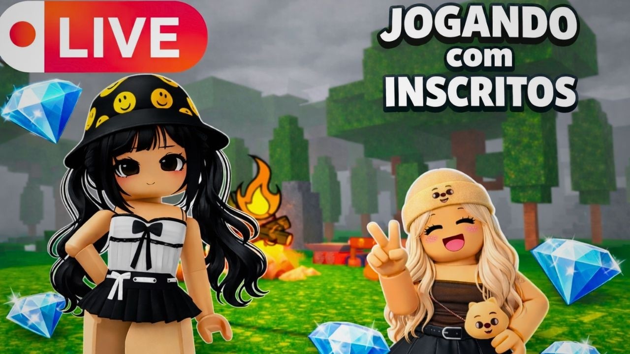 👉 🔴 LIVE | 99 NOITES NA FLORESTA COM INSCRITOS!
