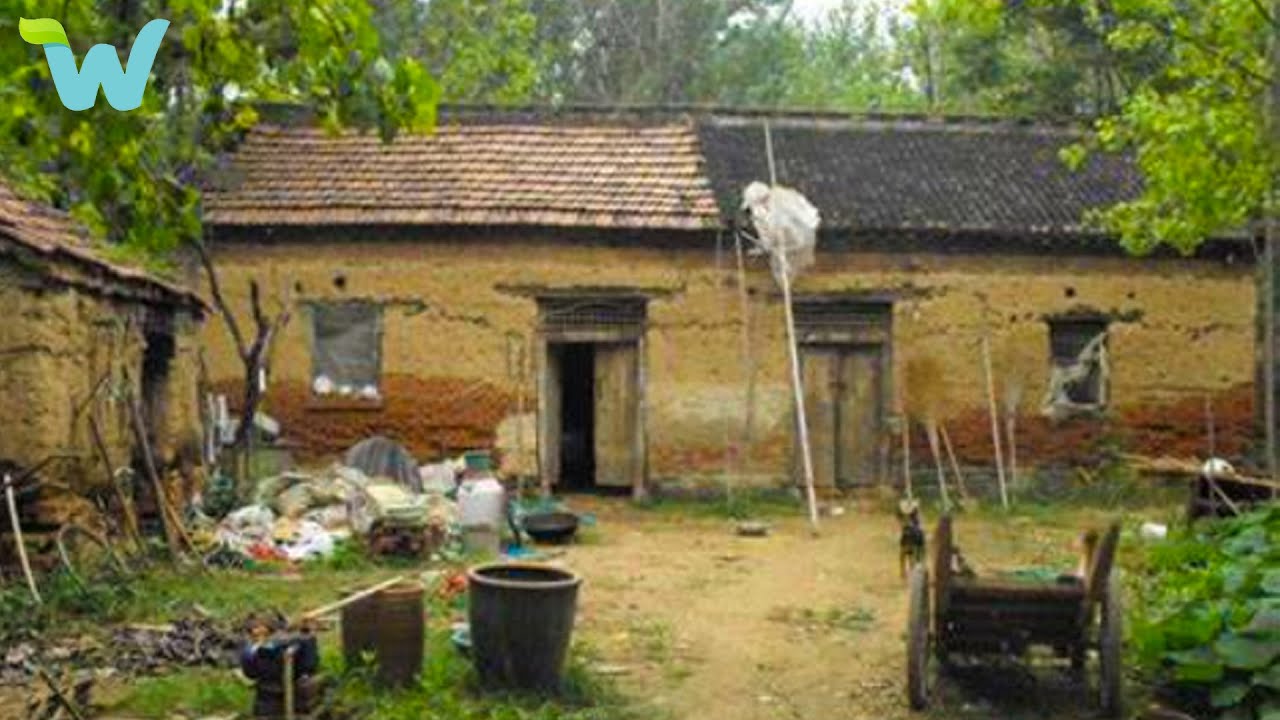 The couple demolish an old house, builds a wooden house and renovates a beautiful garden