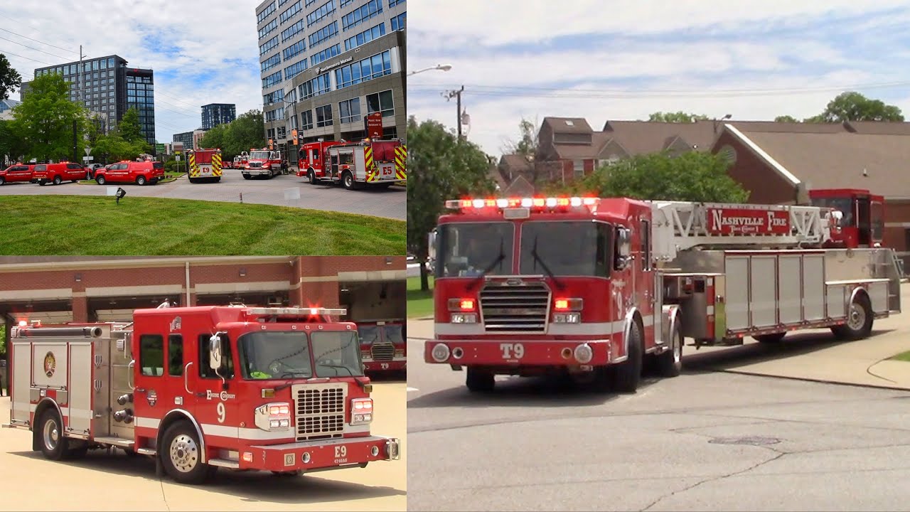 Nashville Fire Department Responding To A High Rise Fire Division St 6-30-24