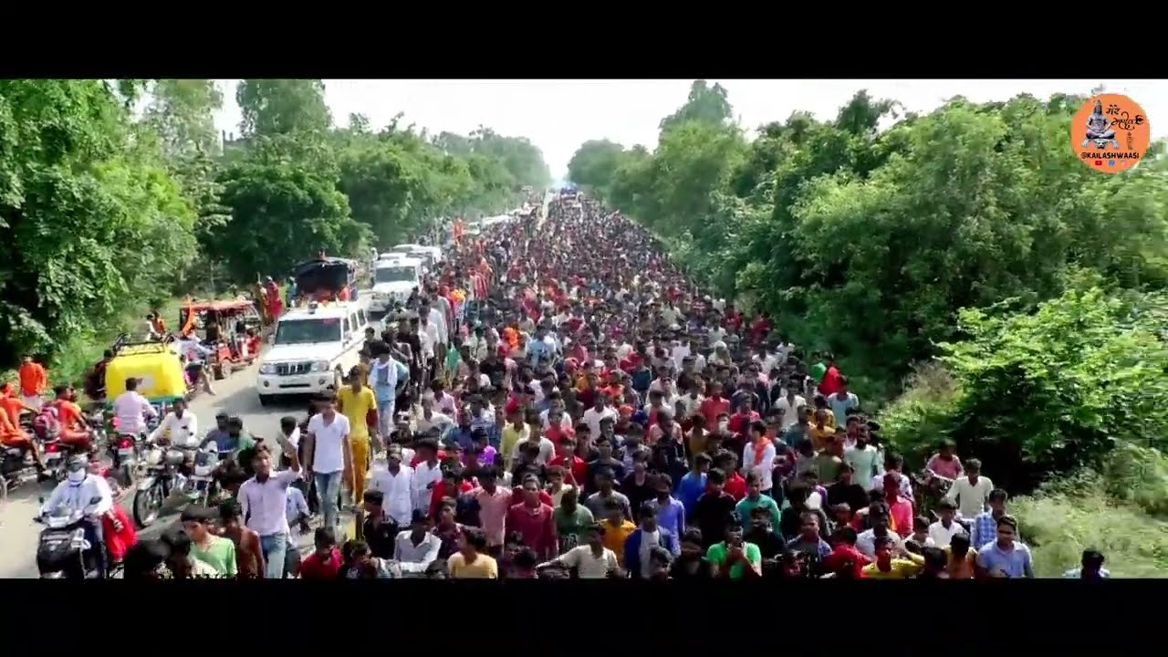 Traffic Jammed By Sharma DJ Maurya Mandir Kanwar Yatra Nath Nagri Bareilly #sharmadj