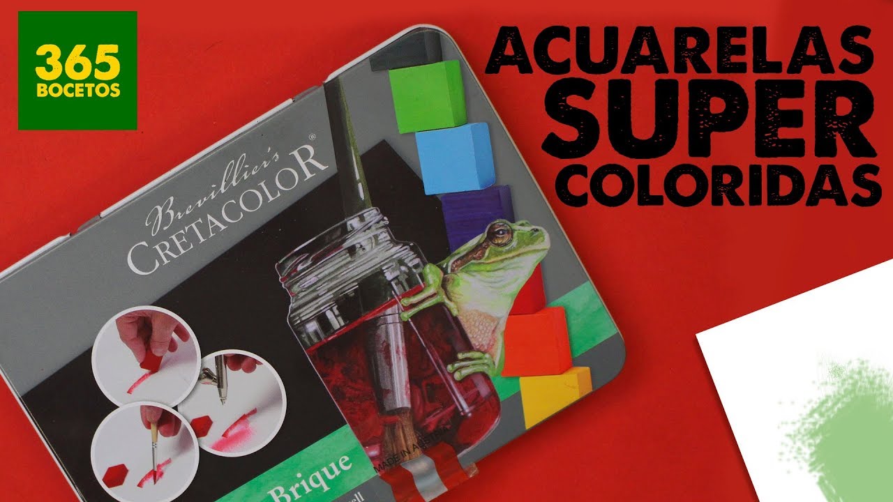 MIS MATERIALES DE DIBUJO - ACUARELAS SÚPER COLORIDAS -