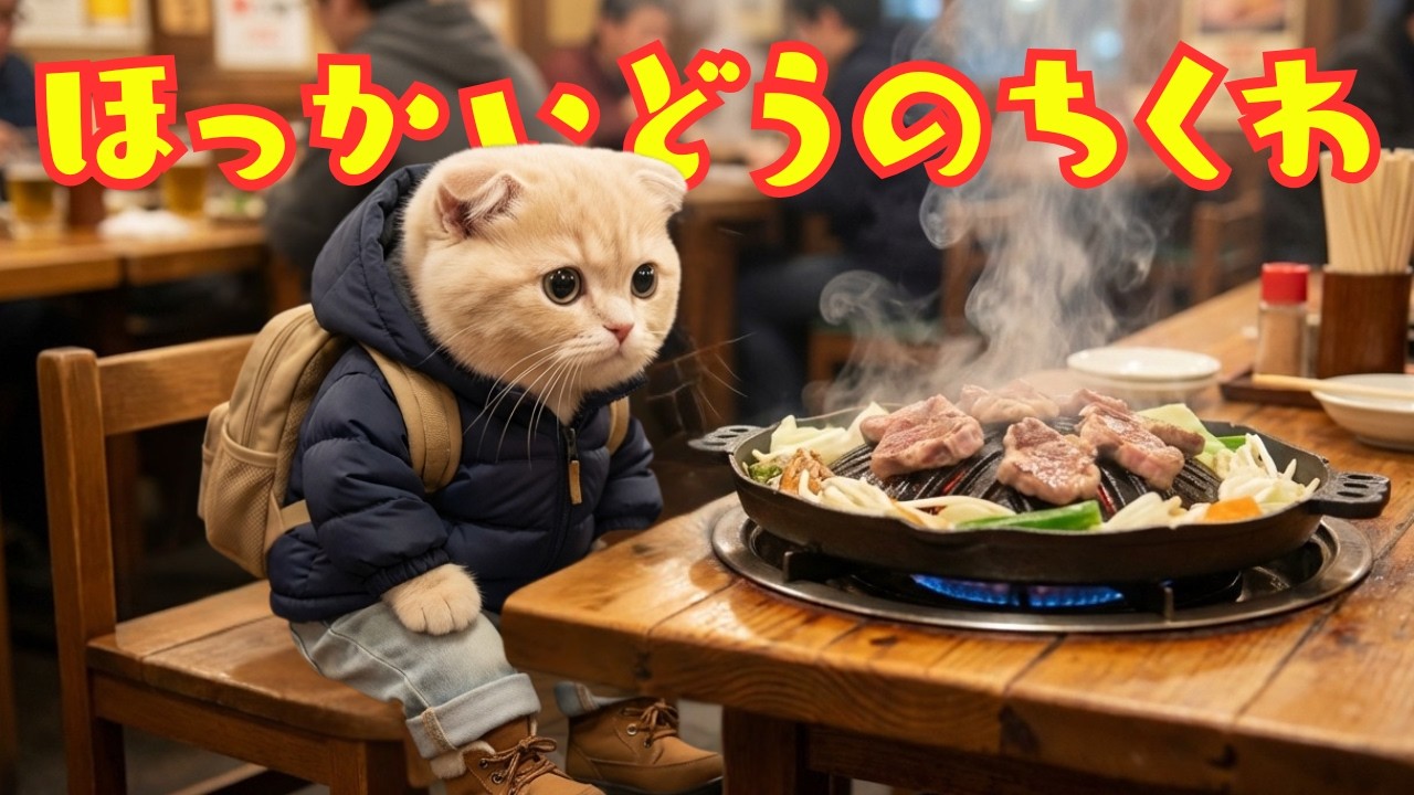 【世界一笑う猫ちくわ】北海道観光の食べて笑って旅するちくわだよー🐾｜Chikuwa’s Hokkaido Trip 🐾