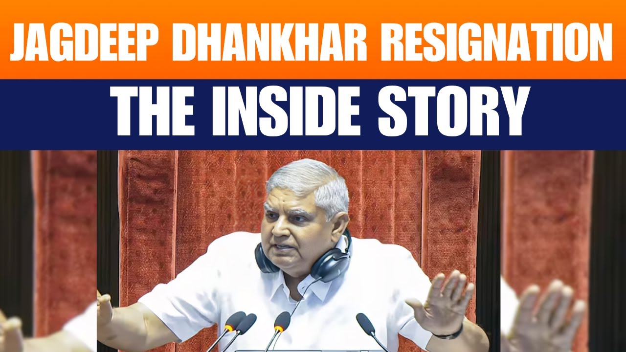 Vice President Jagdeep Dhankhar Resigns Over Impeachment Motion, Midnight Drama Unfolds | News9