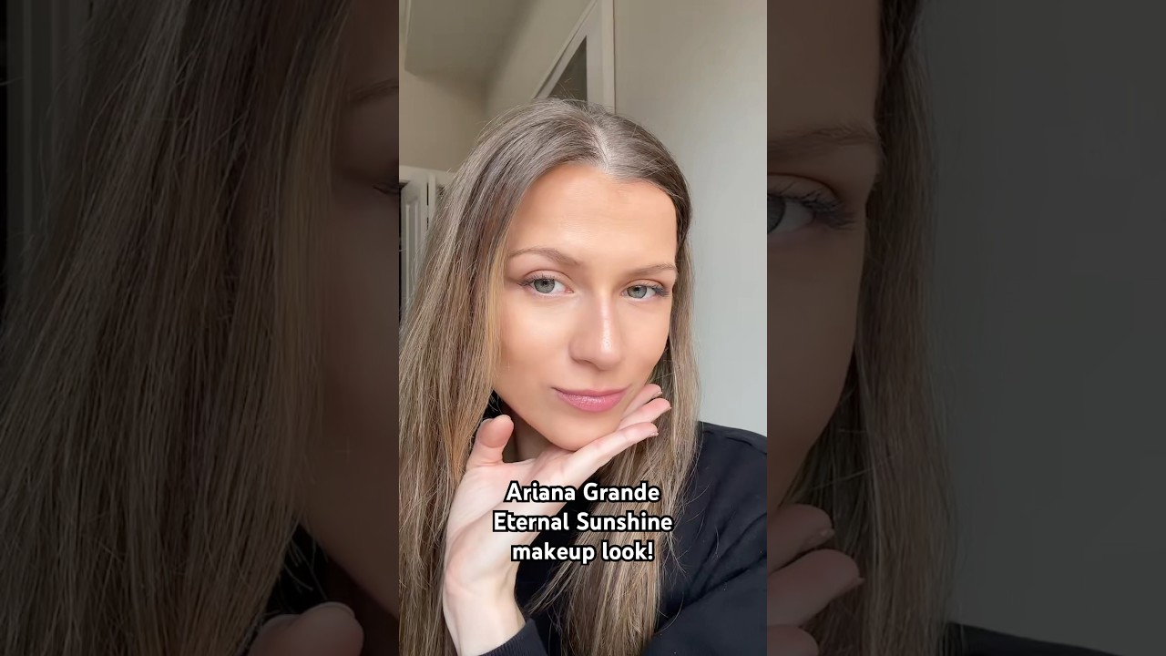Ariana Grande Eternal Sunshine makeup look for the day! 