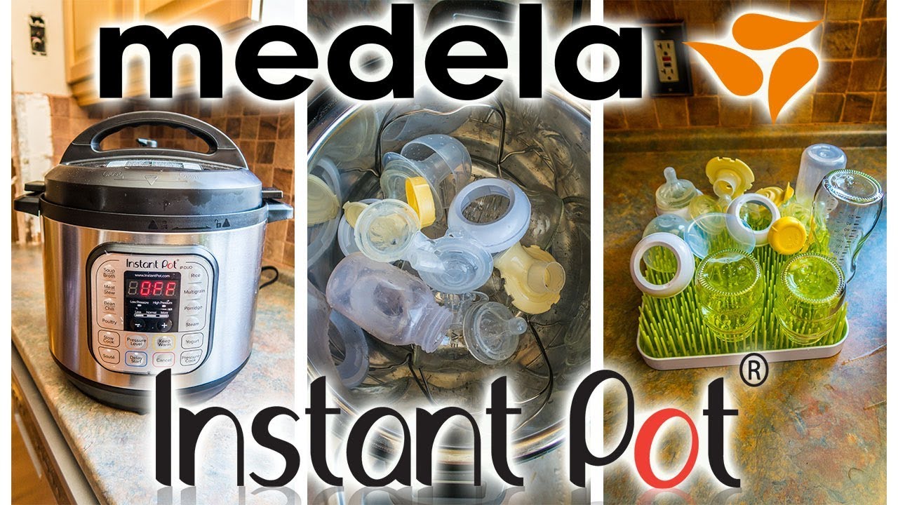HOW I CLEAN AND SANITIZE MY MEDELA BREAST PUMP IN THE INSTANT POT