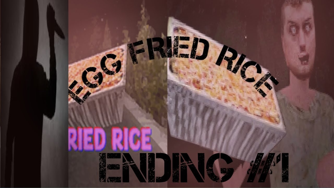 Egg Fried Rice Horror Game &ndash; Not What I Expected&hellip; Ending #1.! #horror 