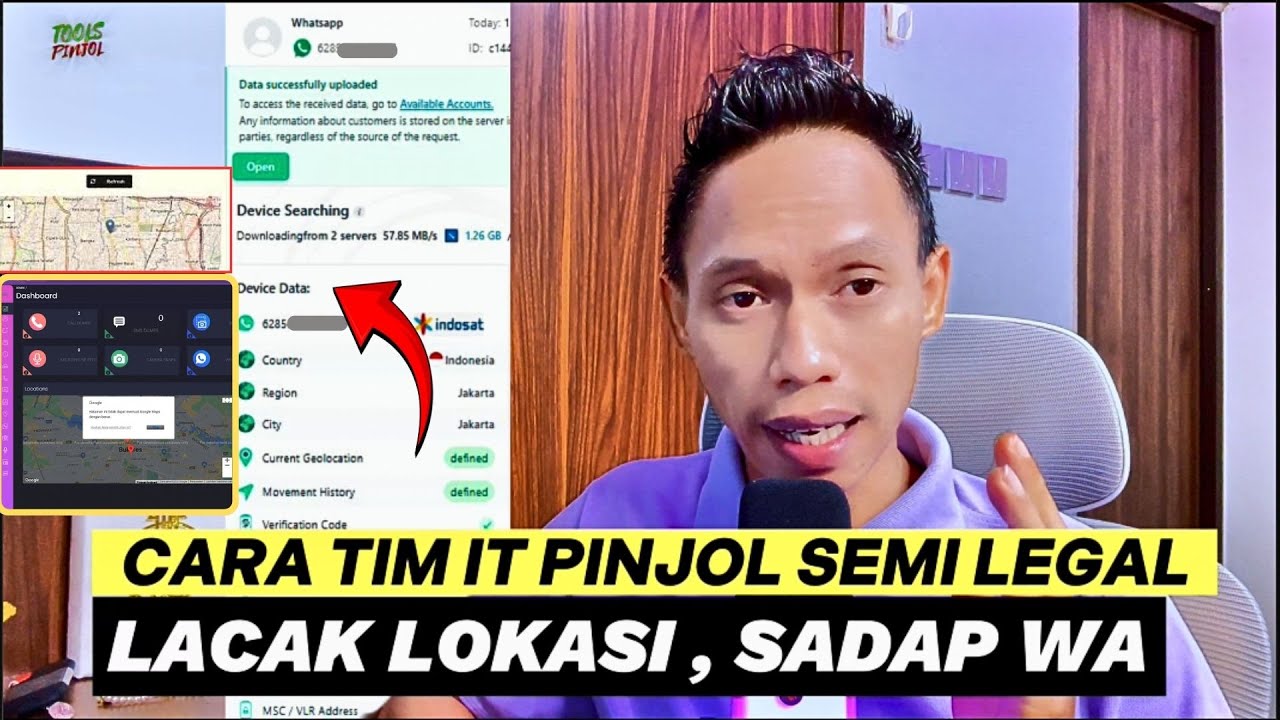 Cara tim IT Pinjol lacak lokasi nasabah yang galbay pinjol