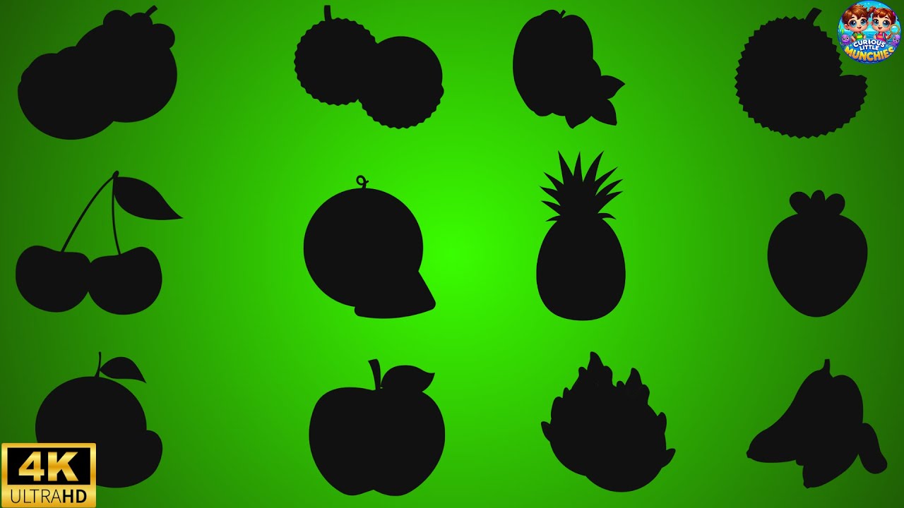 Guess the Fruit Shadows Quiz | Fun Game for Kids! | Can you name them all? | Kids Educational Video
